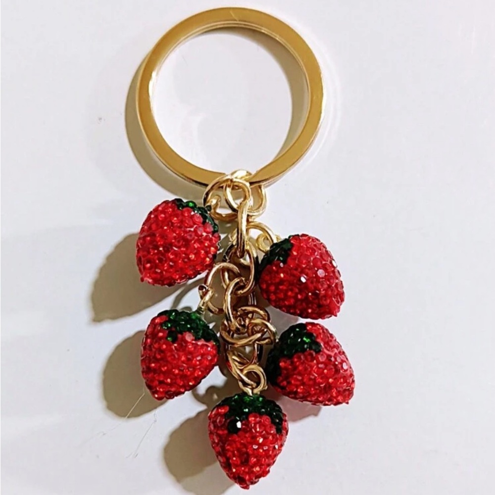 Berry Bling Key Chain Bag Charm